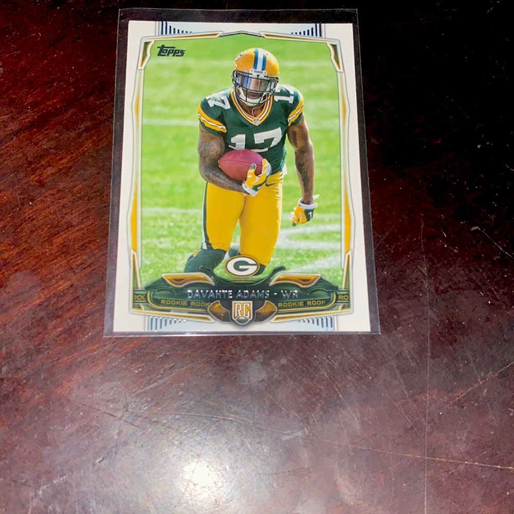 DAVANTE ADAMS TOPPS ROOKIE CARD